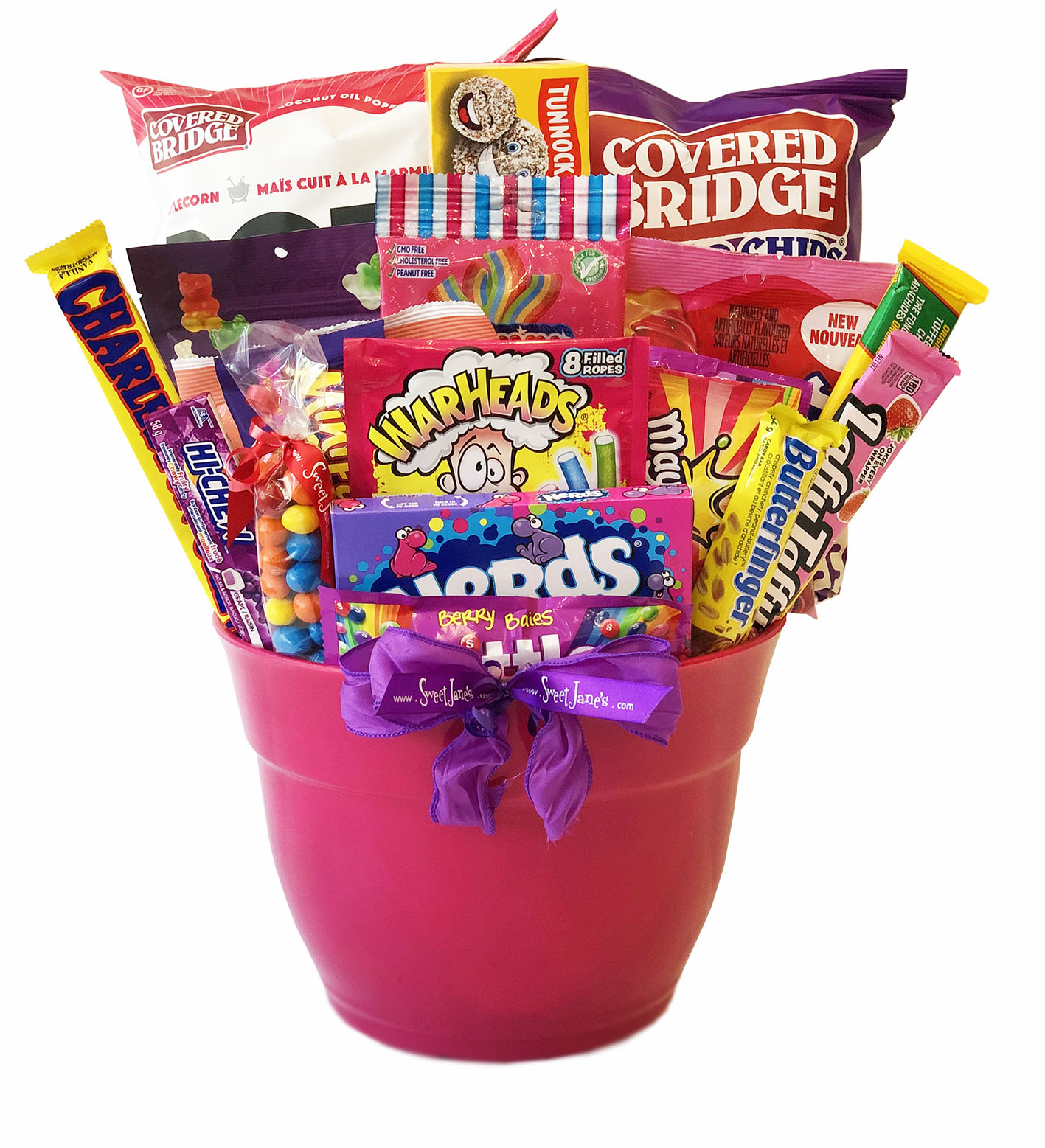 HOT Pink Candy Gift Basket